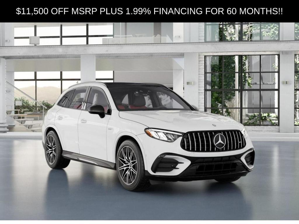 new 2025 Mercedes-Benz AMG GLC 43 car, priced at $63,500