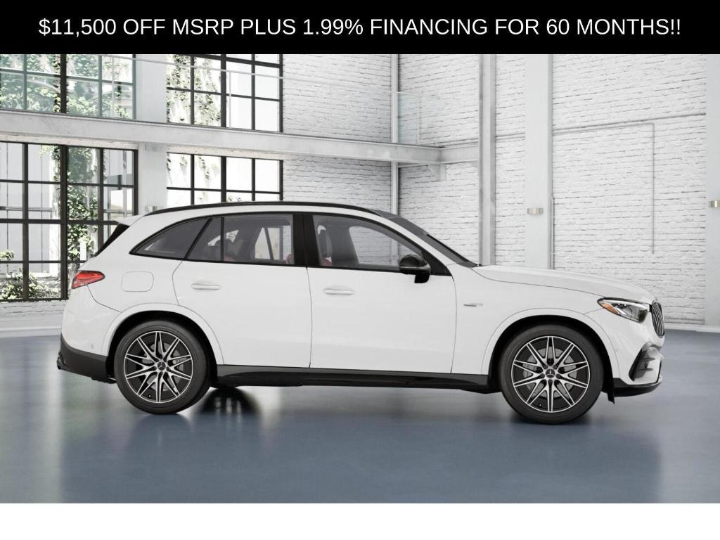 new 2025 Mercedes-Benz AMG GLC 43 car, priced at $63,500