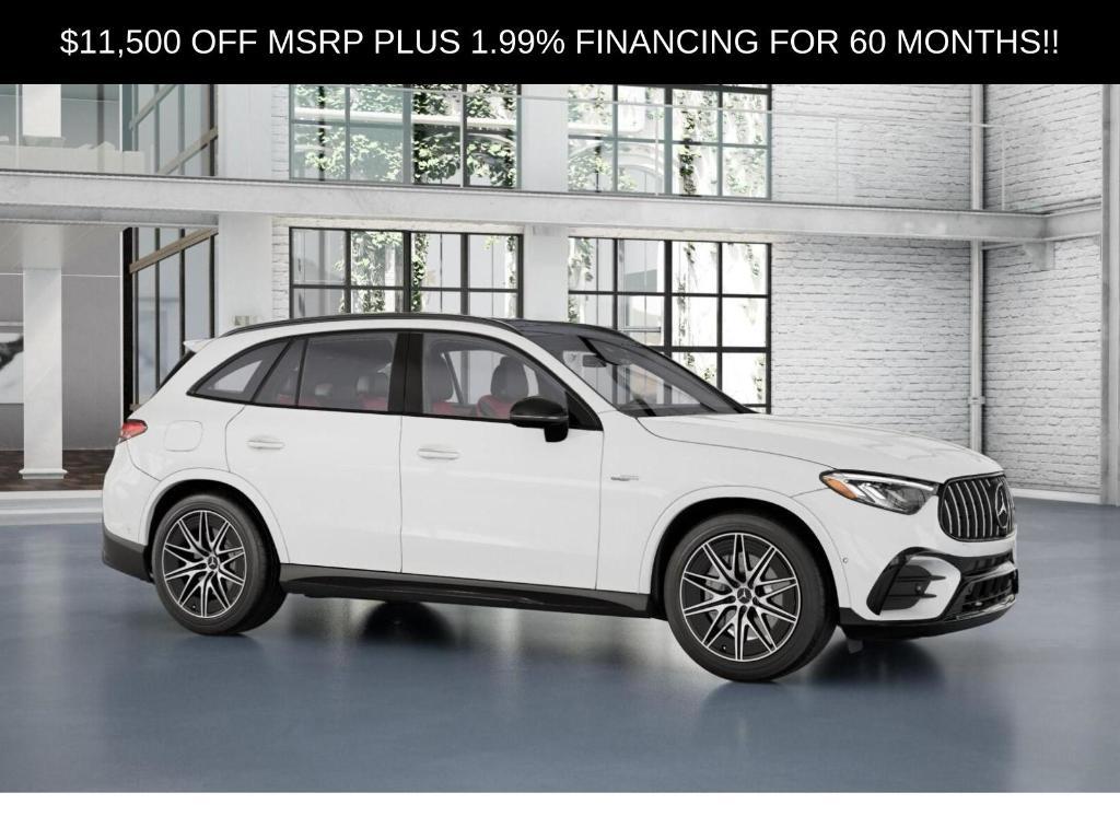 new 2025 Mercedes-Benz AMG GLC 43 car, priced at $63,500