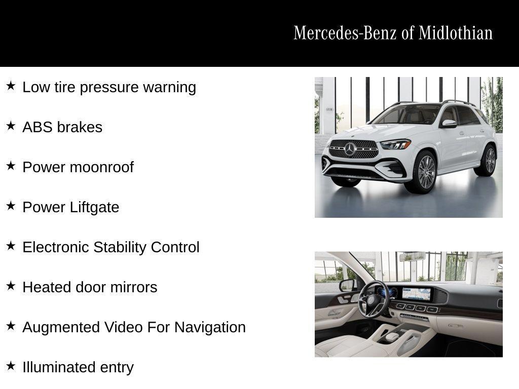 new 2026 Mercedes-Benz GLE 450 car, priced at $77,750