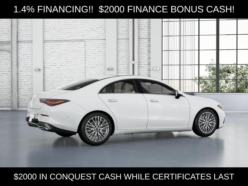 new 2026 Mercedes-Benz CLA 250 car, priced at $44,500