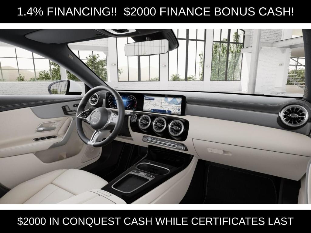 new 2026 Mercedes-Benz CLA 250 car, priced at $44,500