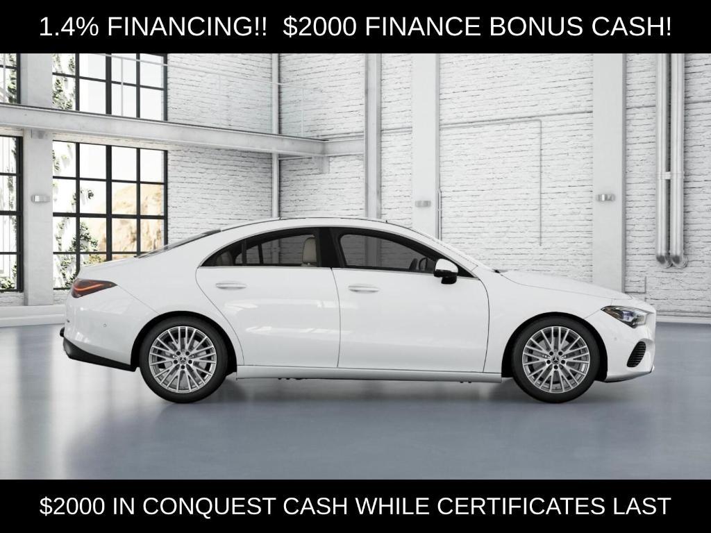 new 2026 Mercedes-Benz CLA 250 car, priced at $44,500