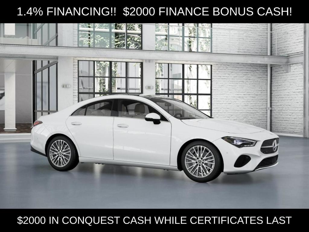 new 2026 Mercedes-Benz CLA 250 car, priced at $44,500