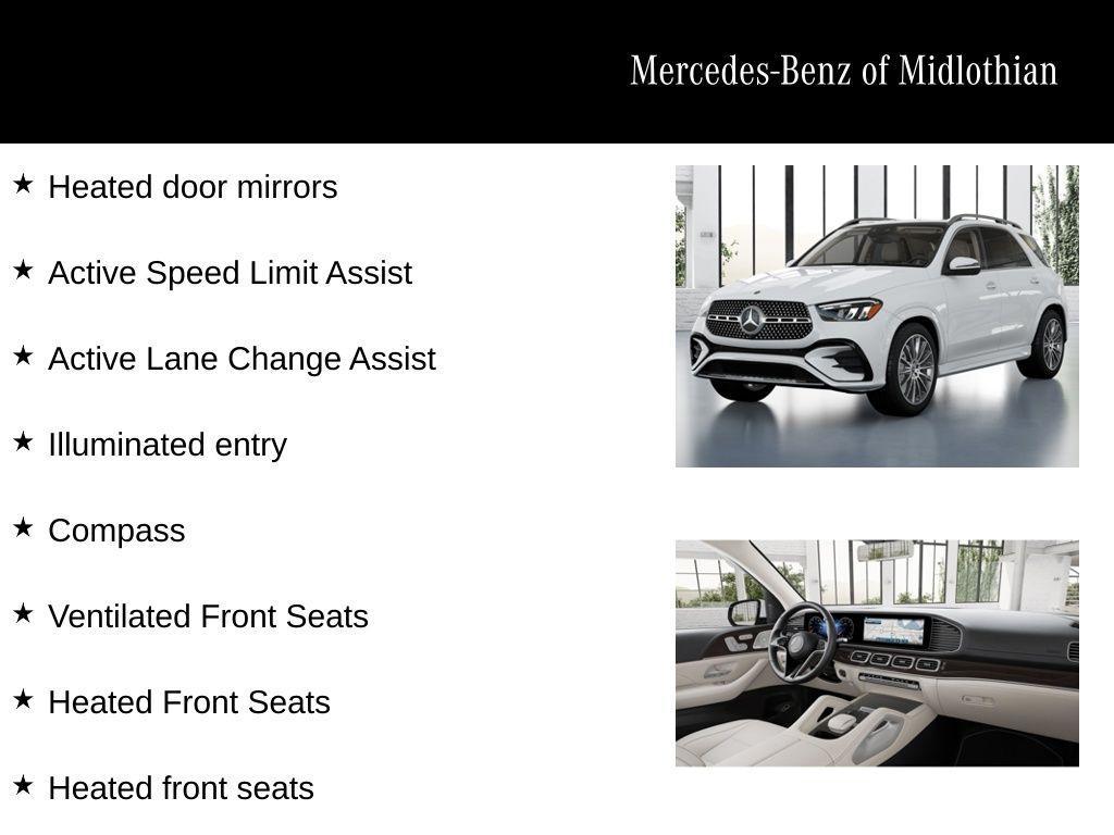 new 2026 Mercedes-Benz GLE 450 car, priced at $76,000