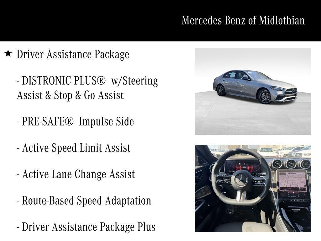 used 2024 Mercedes-Benz C-Class car, priced at $38,913