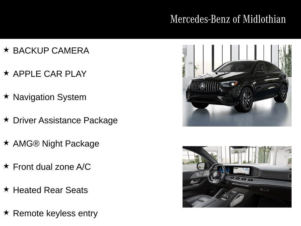 new 2026 Mercedes-Benz AMG GLE 53 car, priced at $97,450