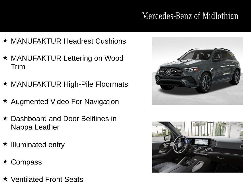 new 2026 Mercedes-Benz GLE 450 car, priced at $80,150