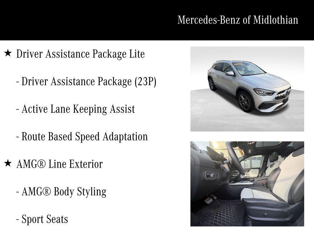 used 2023 Mercedes-Benz GLA 250 car, priced at $33,000