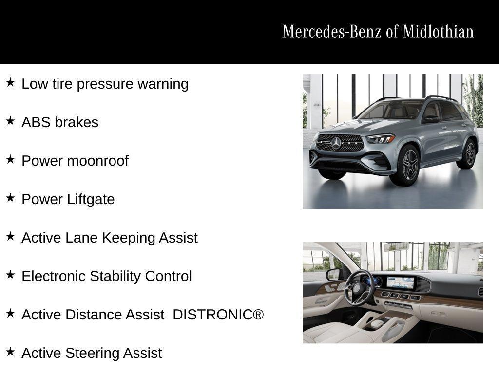 new 2026 Mercedes-Benz GLE 450 car, priced at $78,345