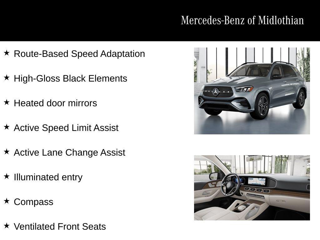new 2026 Mercedes-Benz GLE 450 car, priced at $78,345
