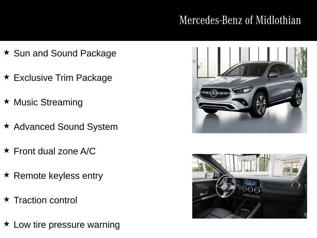 new 2026 Mercedes-Benz GLA 250 car, priced at $51,030