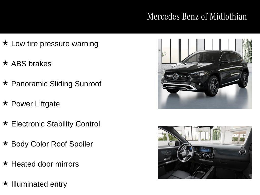 new 2026 Mercedes-Benz GLA 250 car, priced at $49,930
