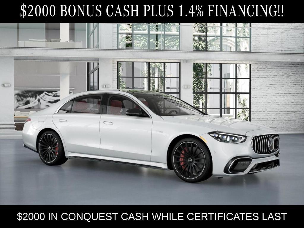 new 2026 Mercedes-Benz AMG S 63 E car, priced at $208,945