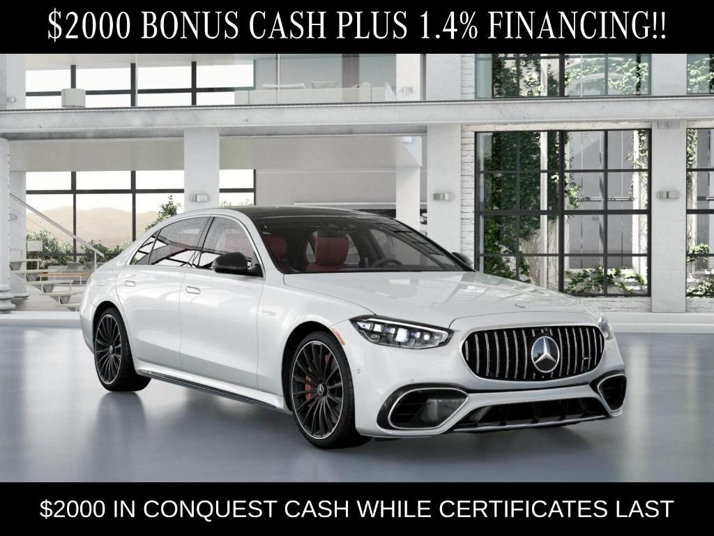 new 2026 Mercedes-Benz AMG S 63 E car, priced at $208,945