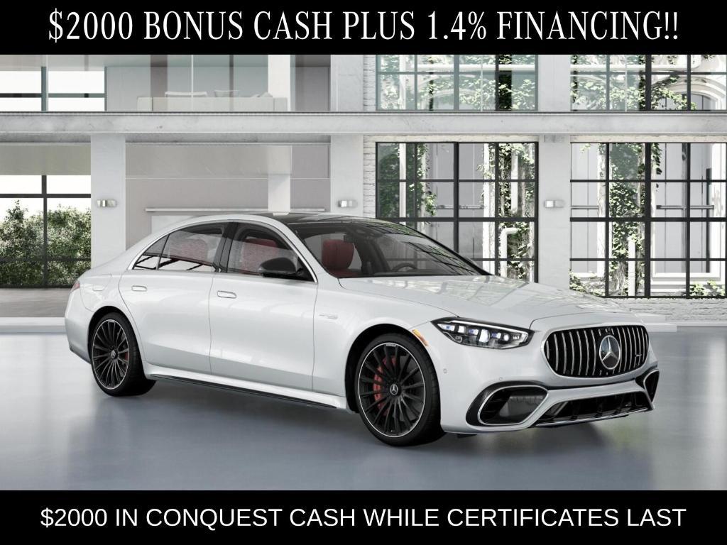 new 2026 Mercedes-Benz AMG S 63 E car, priced at $208,945