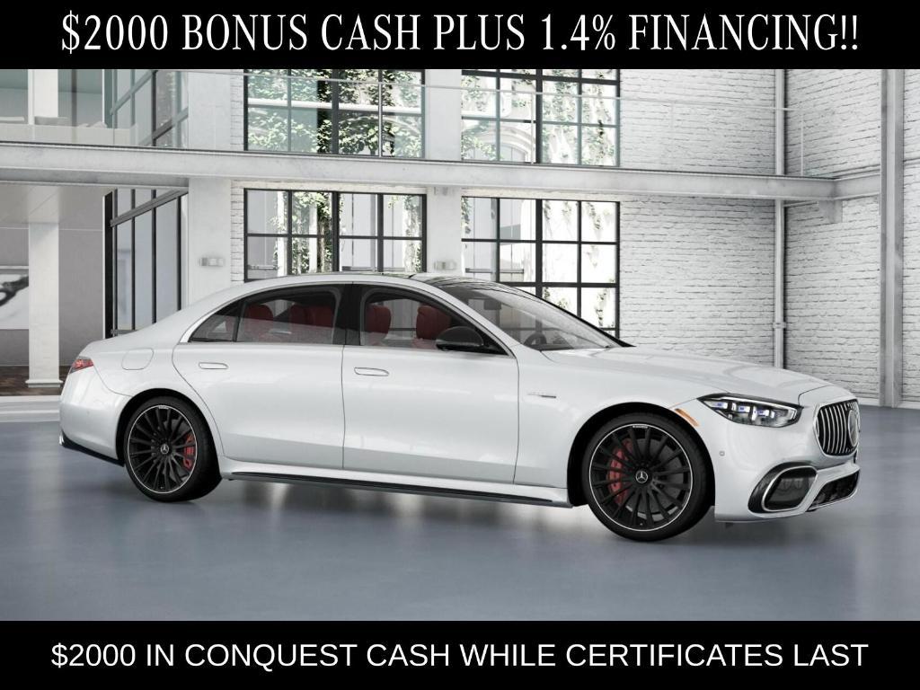 new 2026 Mercedes-Benz AMG S 63 E car, priced at $208,945