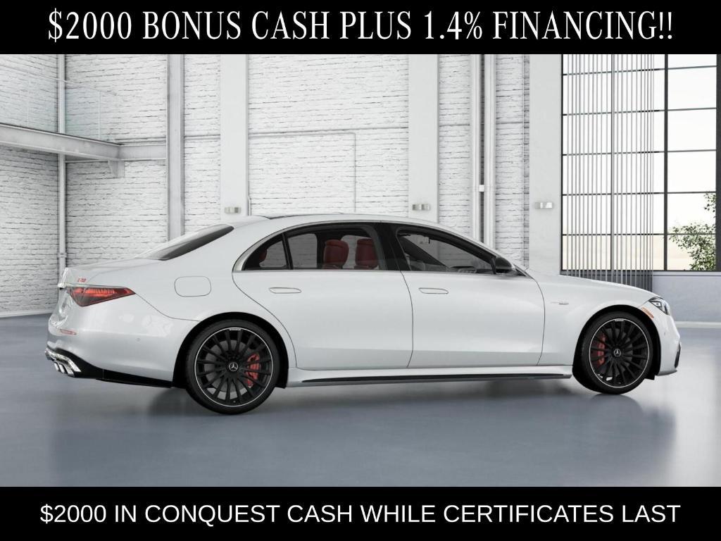 new 2026 Mercedes-Benz AMG S 63 E car, priced at $208,945