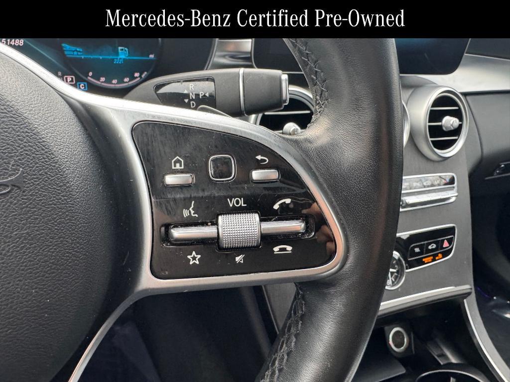 used 2021 Mercedes-Benz C-Class car, priced at $26,000