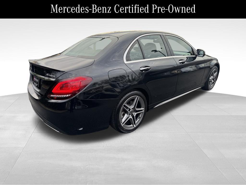 used 2021 Mercedes-Benz C-Class car, priced at $26,000