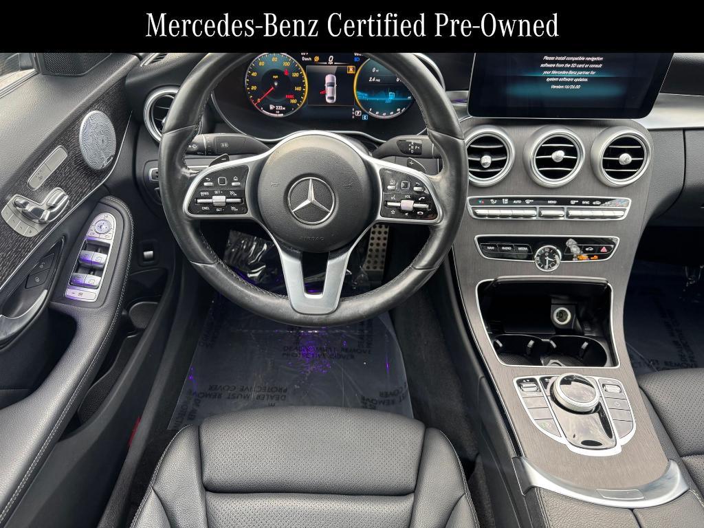used 2021 Mercedes-Benz C-Class car, priced at $26,000
