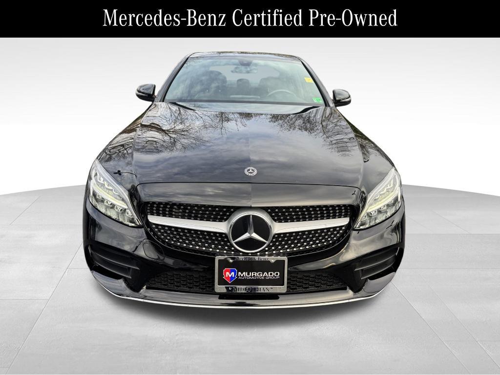 used 2021 Mercedes-Benz C-Class car, priced at $26,000