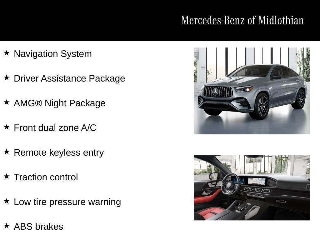 new 2026 Mercedes-Benz AMG GLE 53 car, priced at $99,360