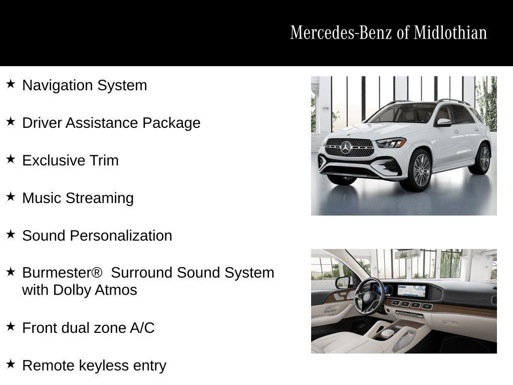 new 2026 Mercedes-Benz GLE 450 car, priced at $82,830