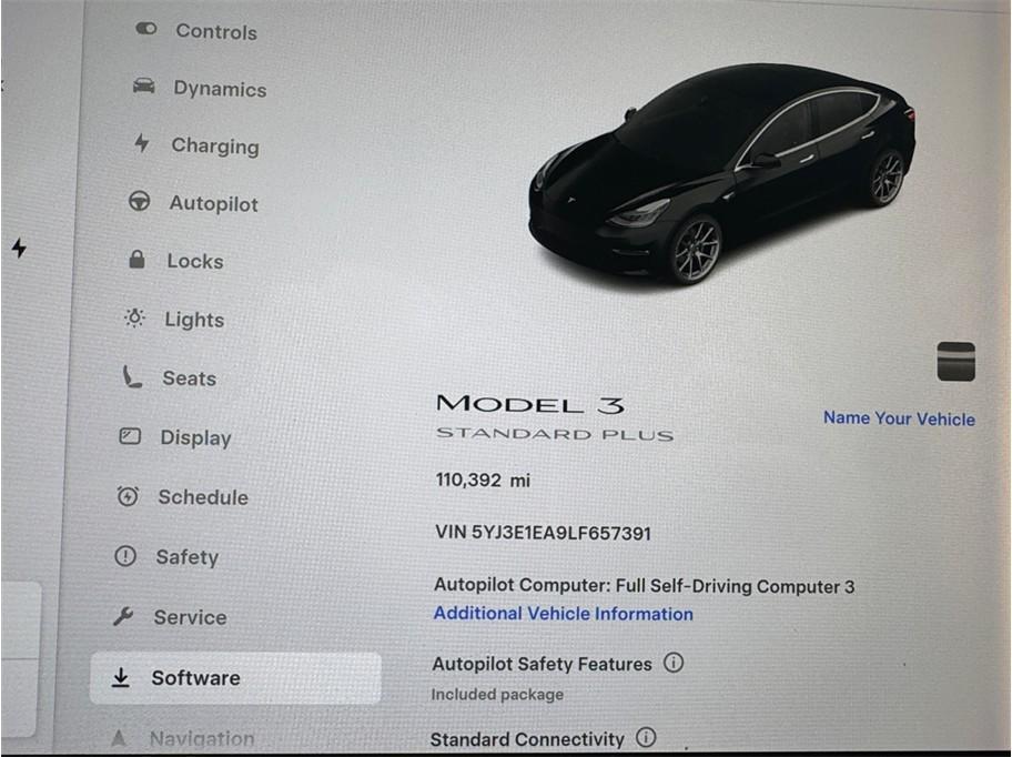 used 2020 Tesla Model 3 car, priced at $16,250