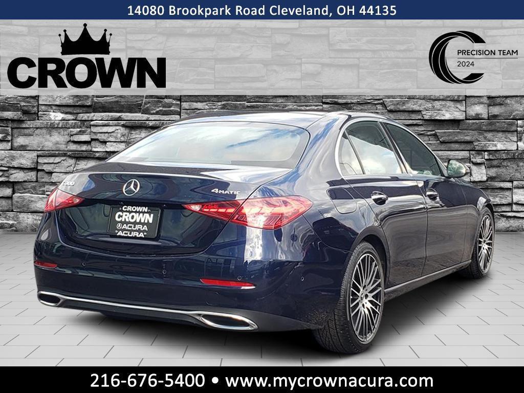 used 2022 Mercedes-Benz C-Class car, priced at $31,981