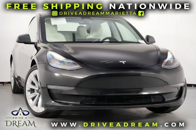 used 2021 Tesla Model 3 car, priced at $21,000
