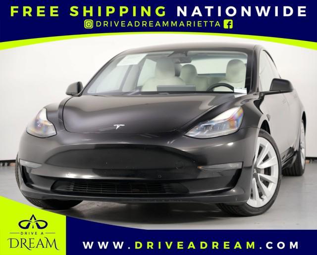 used 2021 Tesla Model 3 car, priced at $21,000