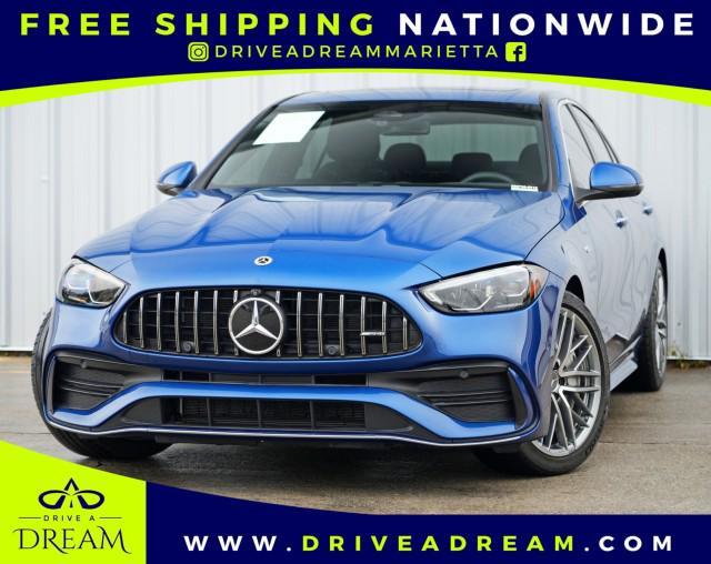 used 2023 Mercedes-Benz AMG C 43 car, priced at $40,000