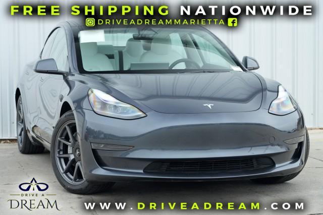 used 2023 Tesla Model 3 car, priced at $21,750