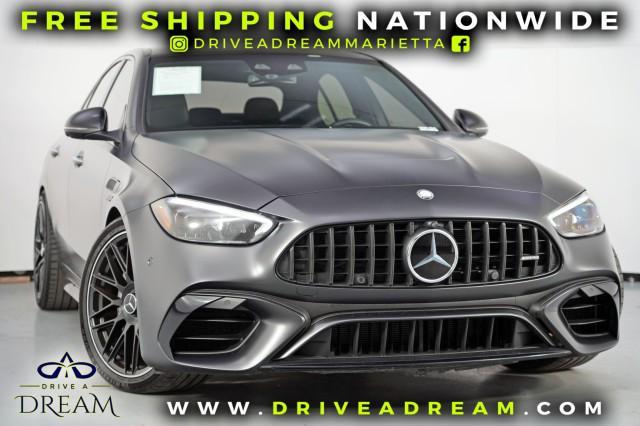 used 2024 Mercedes-Benz AMG C 63 car, priced at $64,750