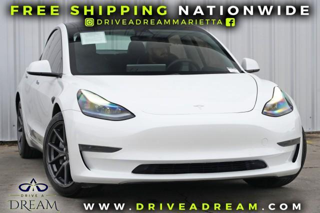 used 2021 Tesla Model 3 car, priced at $18,750