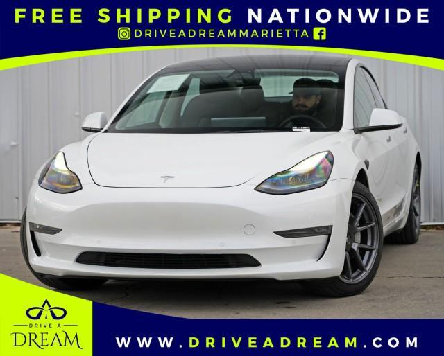 used 2022 Tesla Model 3 car, priced at $21,500