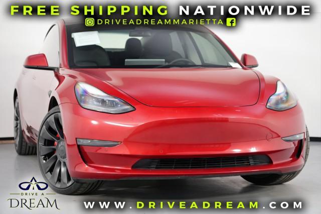 used 2022 Tesla Model 3 car, priced at $23,250