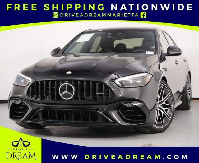 used 2024 Mercedes-Benz AMG C 63 car, priced at $57,500