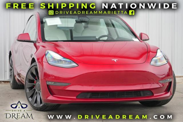 used 2021 Tesla Model 3 car, priced at $21,000