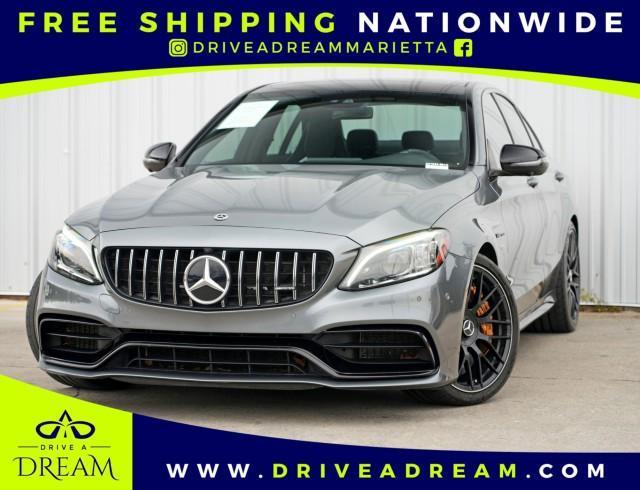 used 2020 Mercedes-Benz AMG C 63 car, priced at $57,000