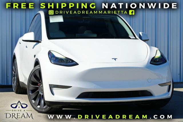used 2021 Tesla Model Y car, priced at $20,000