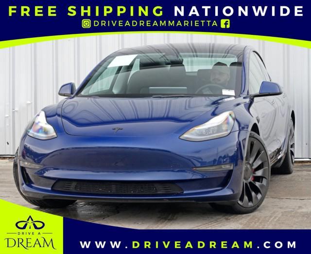 used 2023 Tesla Model 3 car, priced at $23,750