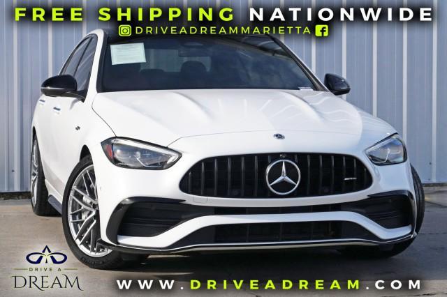 used 2023 Mercedes-Benz AMG C 43 car, priced at $38,500