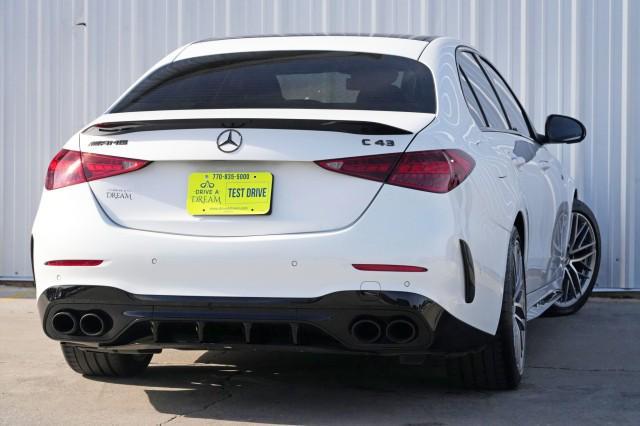 used 2023 Mercedes-Benz AMG C 43 car, priced at $38,500