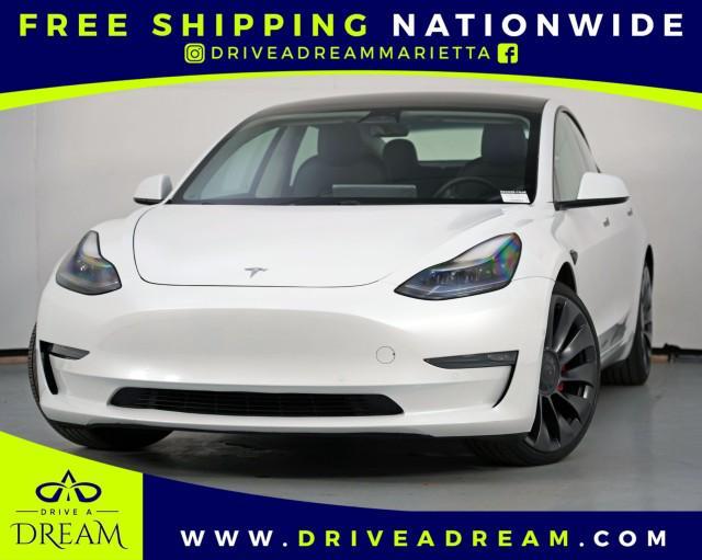 used 2021 Tesla Model 3 car, priced at $20,000