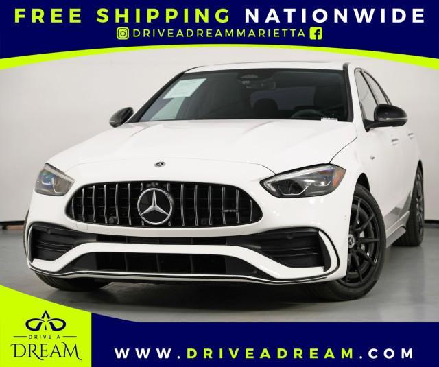 used 2023 Mercedes-Benz AMG C 43 car, priced at $36,000