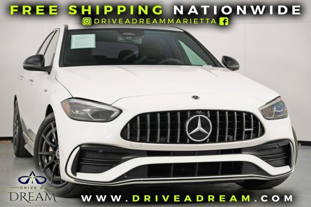 used 2023 Mercedes-Benz AMG C 43 car, priced at $35,500