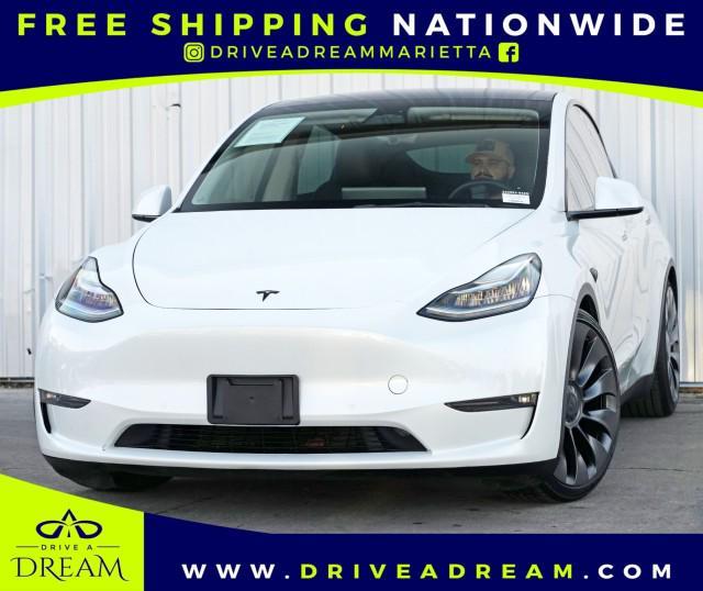 used 2021 Tesla Model Y car, priced at $22,500
