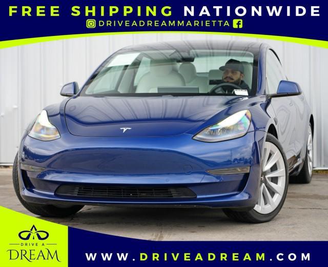used 2021 Tesla Model 3 car, priced at $20,500